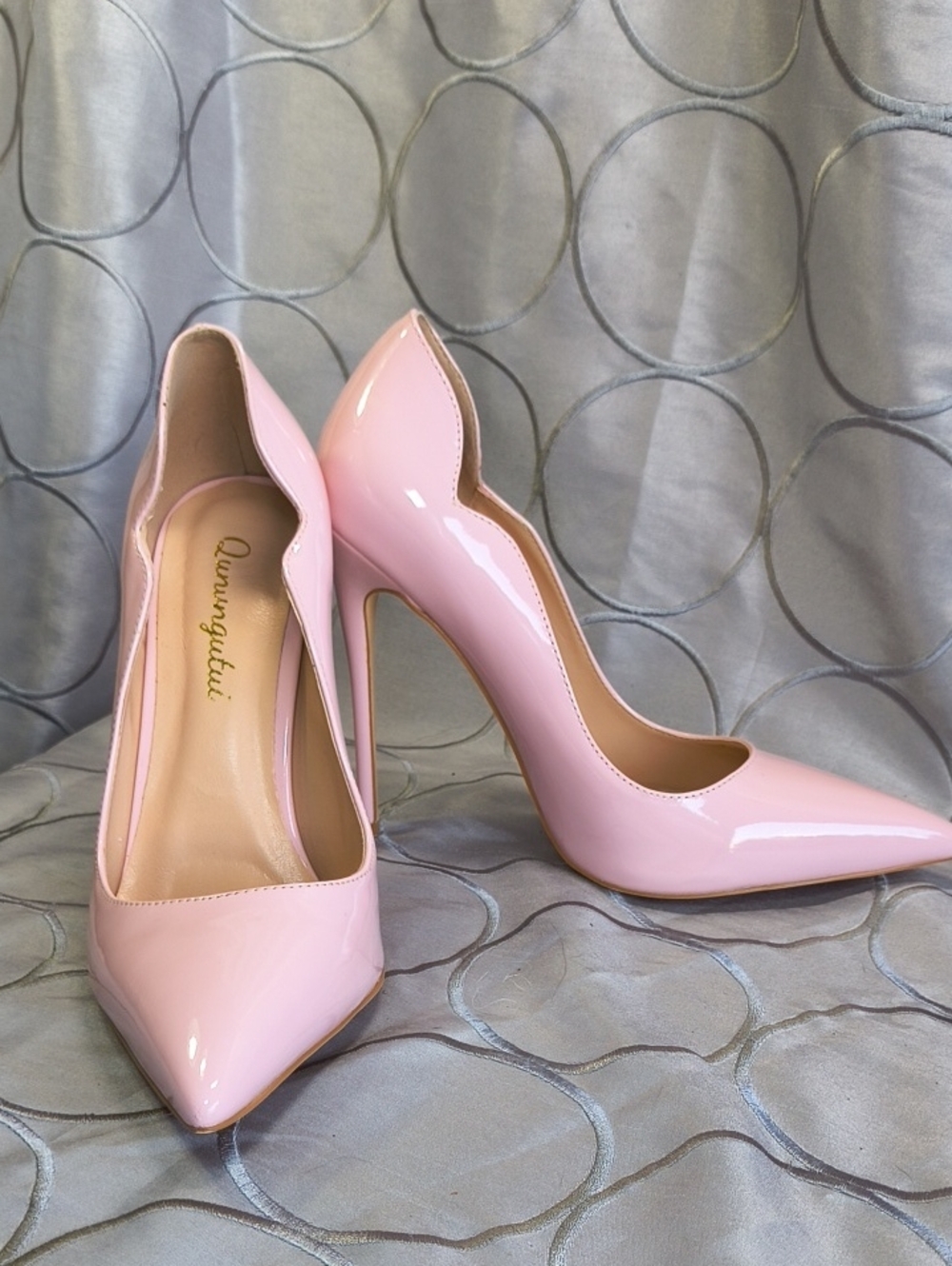 Pink Patent Pointed-Toe Stiletto Heels SS2